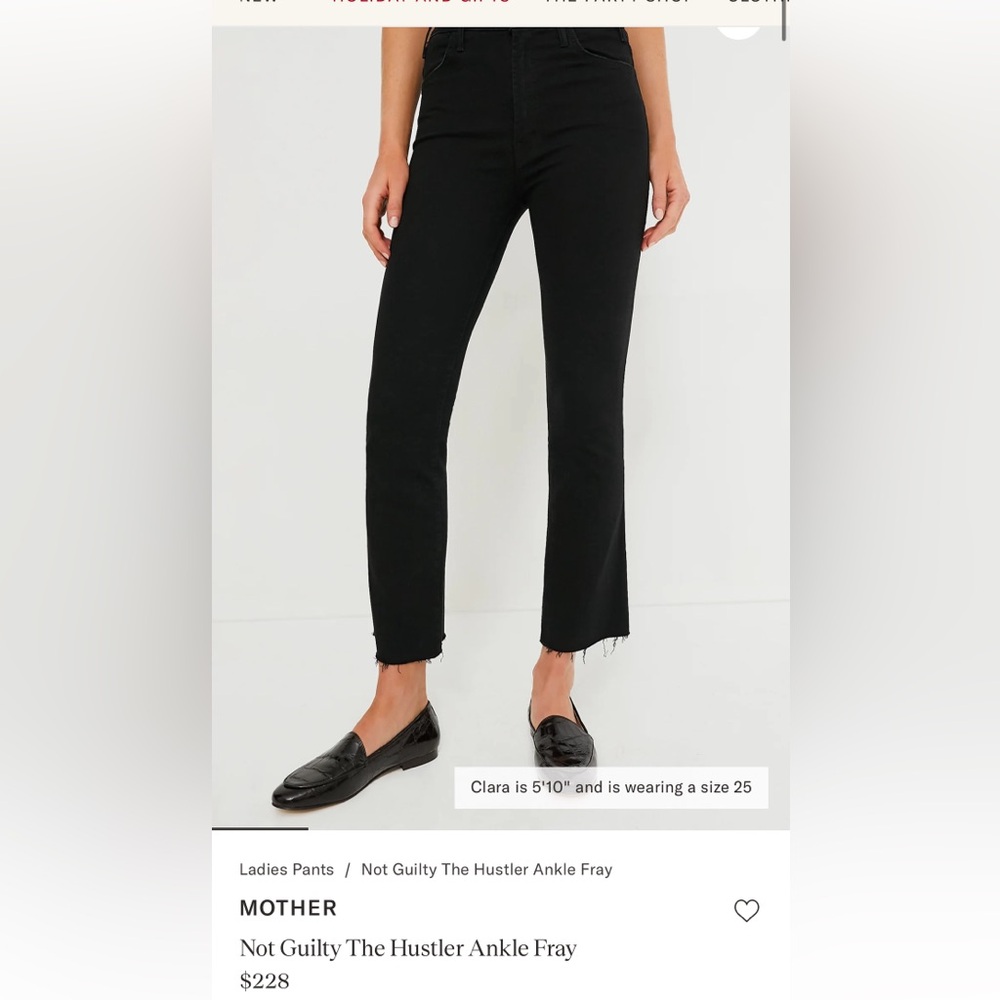 MOTHER hustler ankle fray jeans